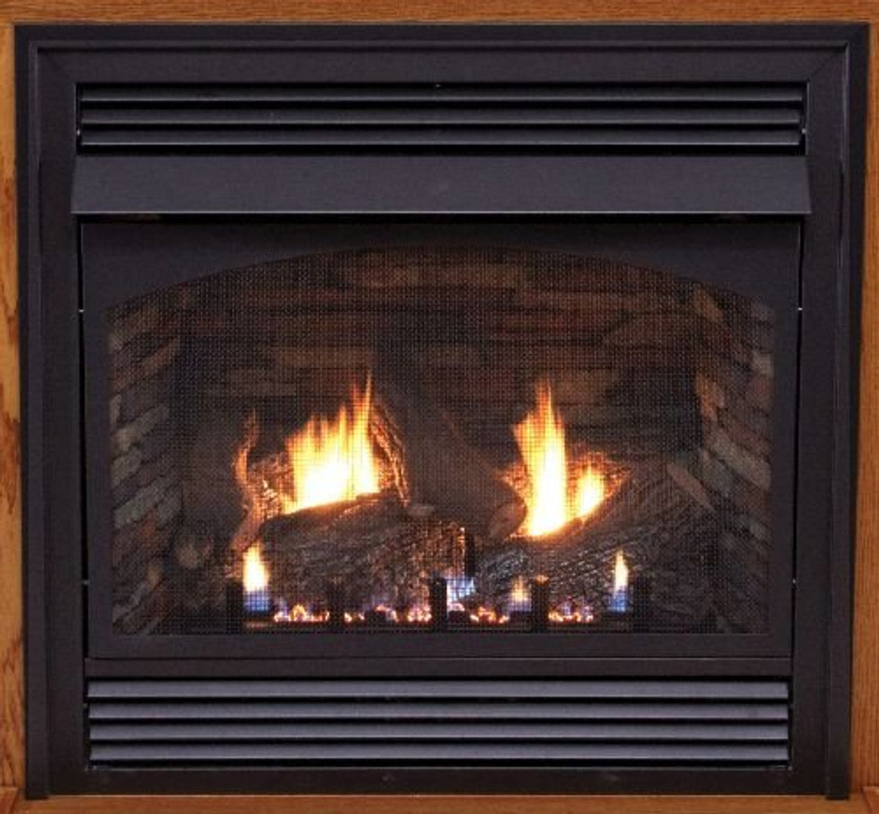 Empire Vent-Free Premium Fireplace 36-inch, Intermittent Pilot, 36,000 Btu, with logs and liner