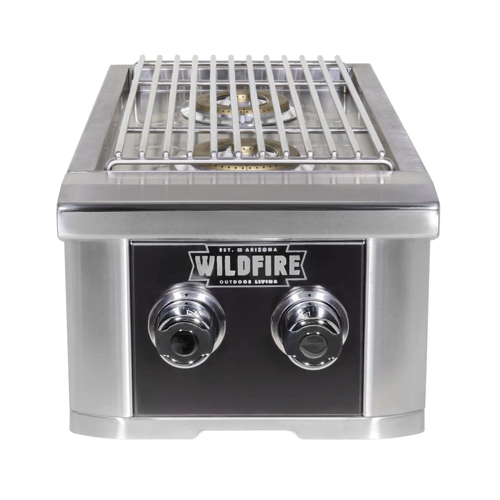 Wildfire The Ranch 14" Double Side Burner Black 304 Stainless Steel