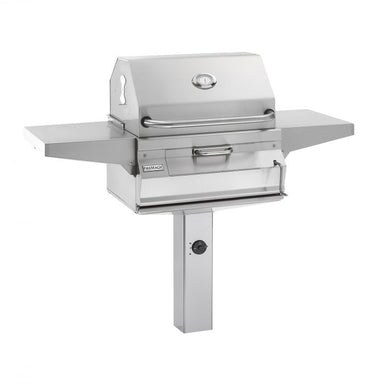 FireMagic In-Ground Post Charcoal Grill Legacy
