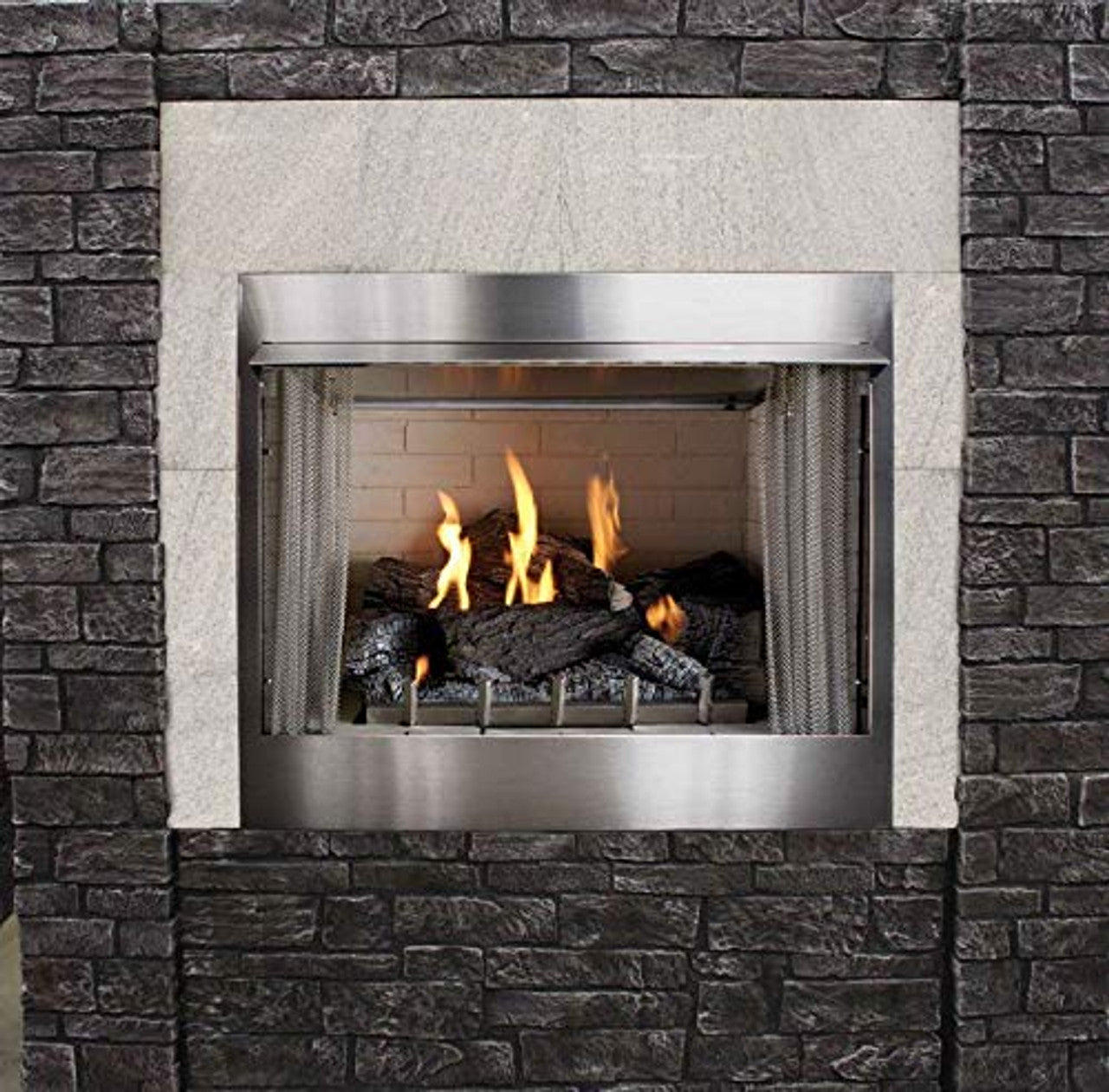 Empire Comfort Systems Outdoor Traditional 36" Premium Fireplace OP36FP32MN - Natural Gas