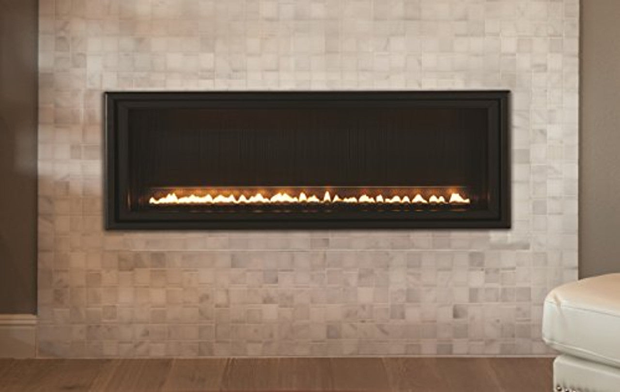 Empire Boulevard Intermittent Pilot with Thermostat Variable Remote Control Contemporary 48" Linear Vent-Free Fireplace - VFLB48FP90