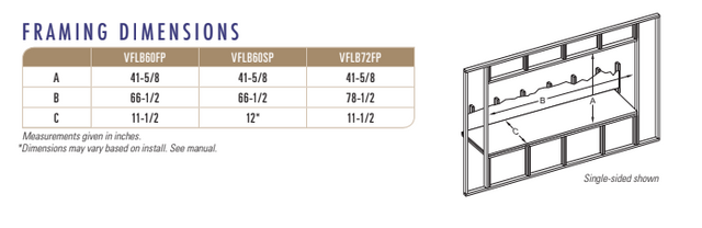 Empire Boulevard Vent Free 60'' Fireplace - VFLB60FP90