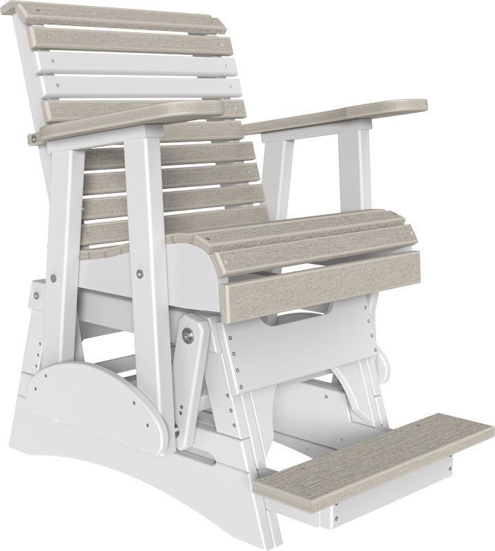 LuxCraft 2' Plain Balcony Rollback Glider Chair