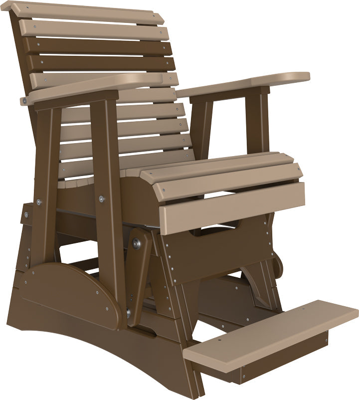 LuxCraft 2' Plain Balcony Rollback Glider Chair