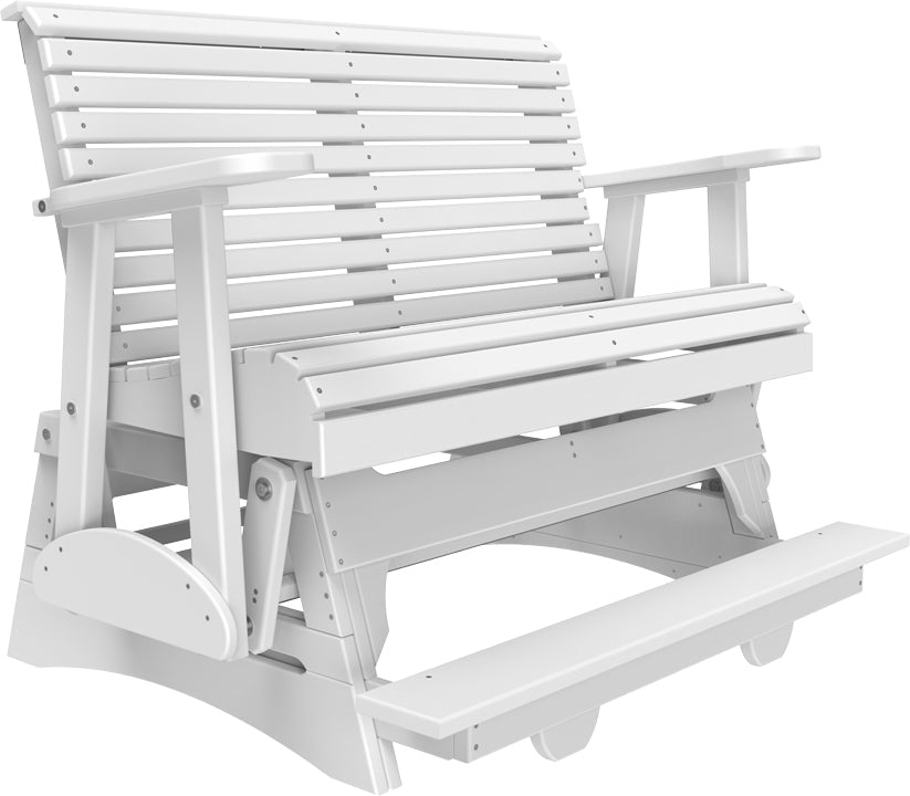 LuxCraft 4' Plain Balcony Rollback Glider Chair