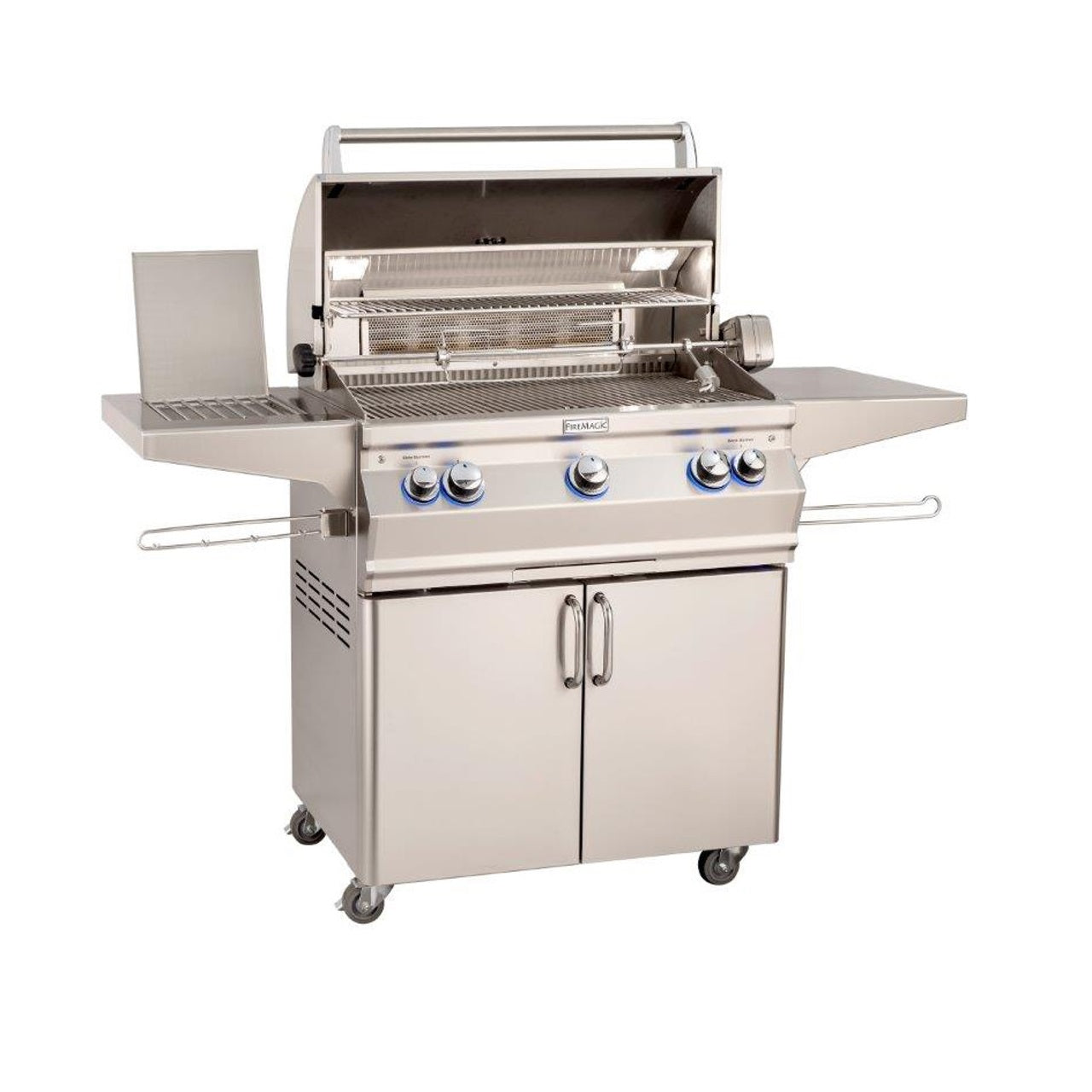 FireMagic Aurora A430s Portable Grill with Single Side Burner