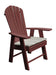 A&L Furniture Poly Upright Adirondack Chair Cheery Wood