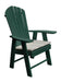 A&L Furniture Poly Upright Adirondack Chair Turf Green