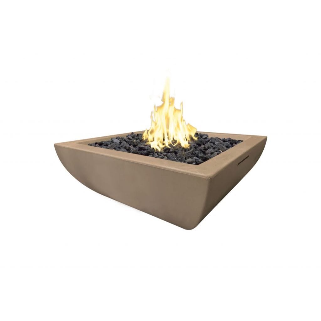 American Fyre Designs Bordeaux Petite Square Gas Fire Bowl