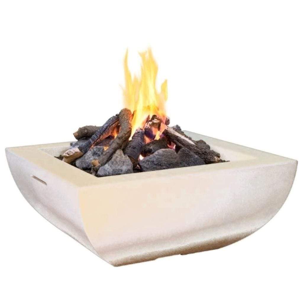 American Fyre Designs Bordeaux Square Gas Fire Bowl