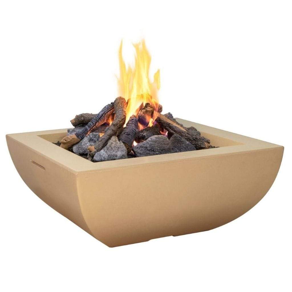 American Fyre Designs Bordeaux Square Gas Fire Bowl