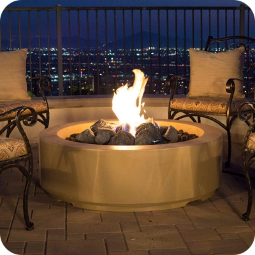 American Fyre Designs 48” Louvre Round Fire Pit