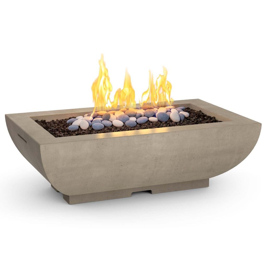 American Fyre Designs 50″ X 30″ Bordeaux Rectangle Gas Fire Bowl