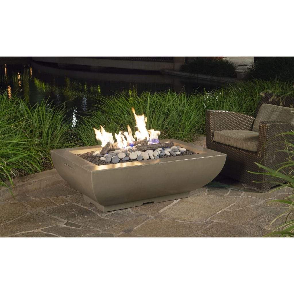 American Fyre Designs 50″ X 30″ Bordeaux Rectangle Gas Fire Bowl