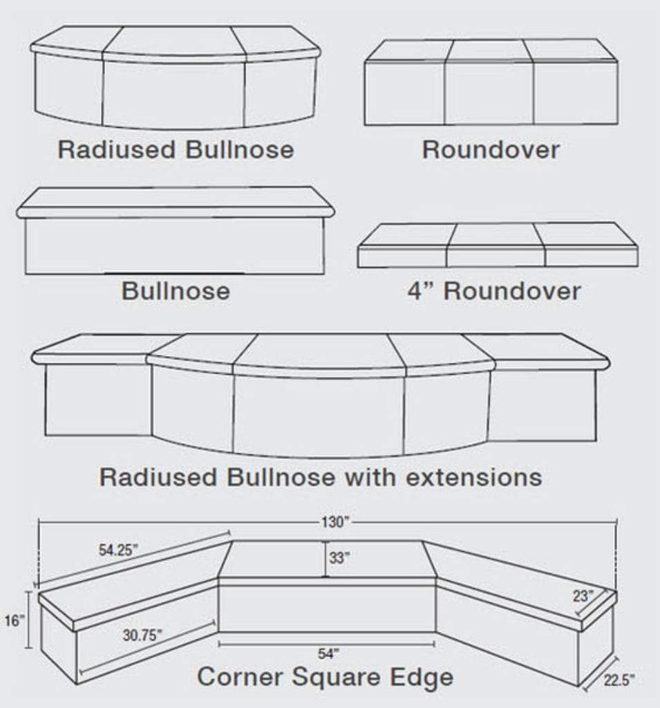 American Fyre Designs Phoenix Fireplace with Corner Square Edge Hearth