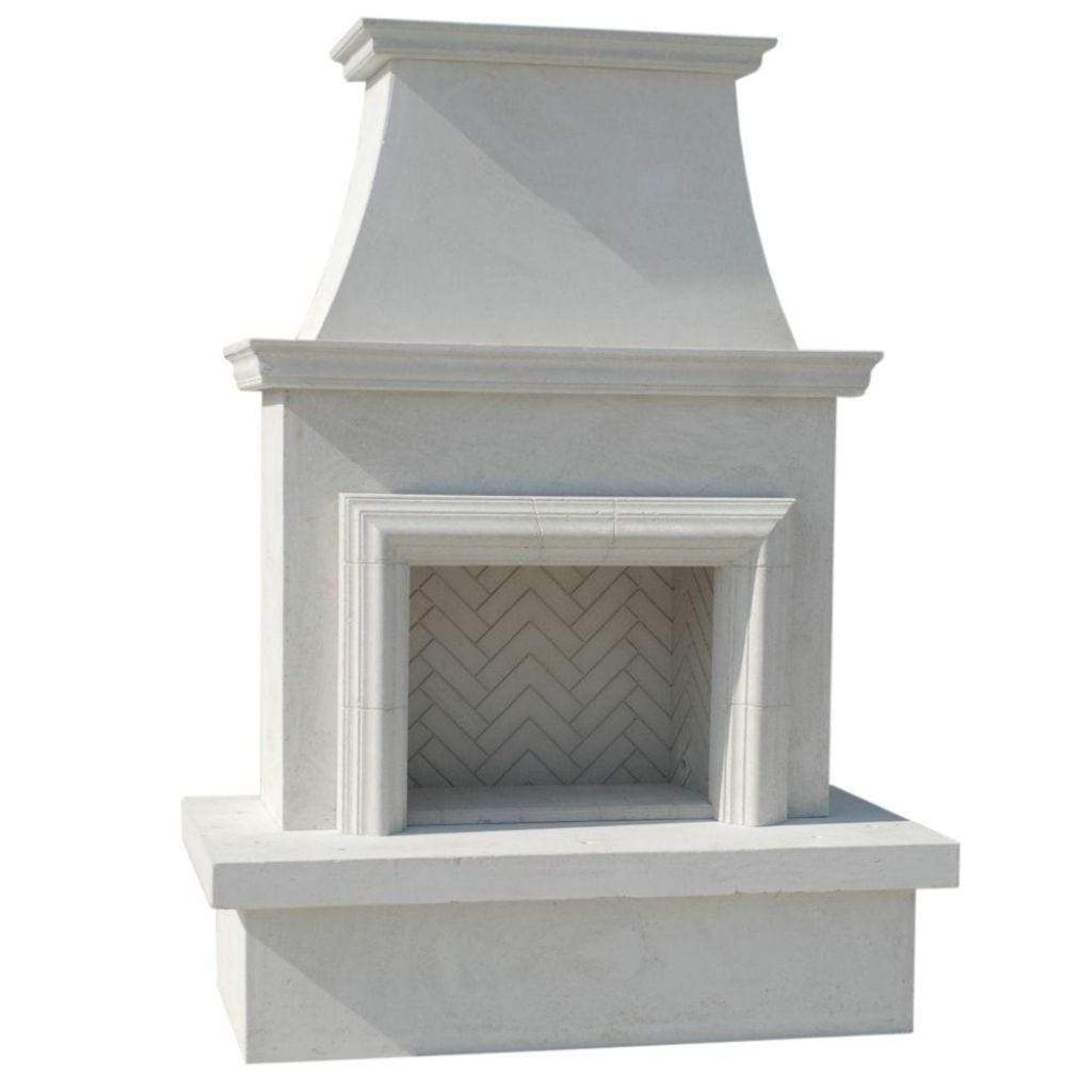 American Fyre Designs 67" Contractor's Model with Moulding Fireplace