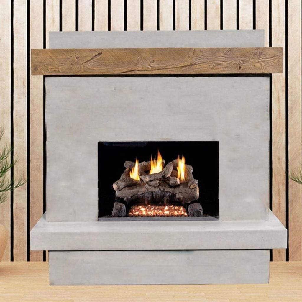 American Fyre Designs 68" Brooklyn Smooth Outdoor Gas Fireplace