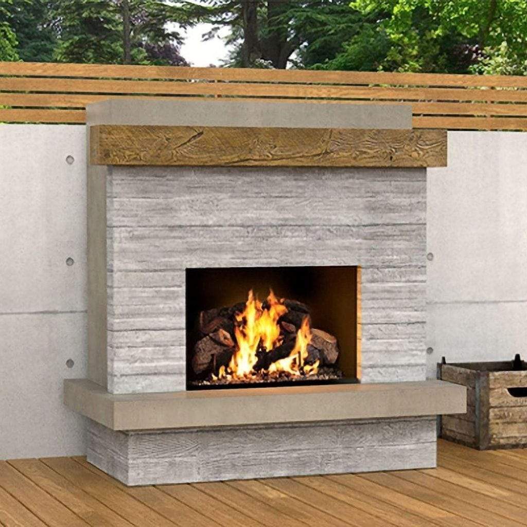 American Fyre Designs 68" Brooklyn Outdoor Fireplace