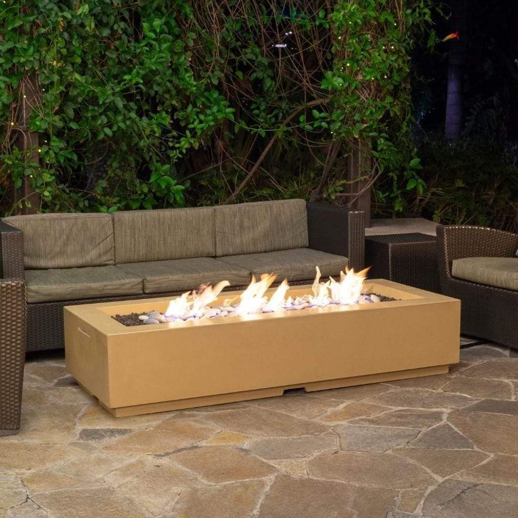 American Fyre Designs 72″ X 30″ Louvre Long Rectangle Fire Pit