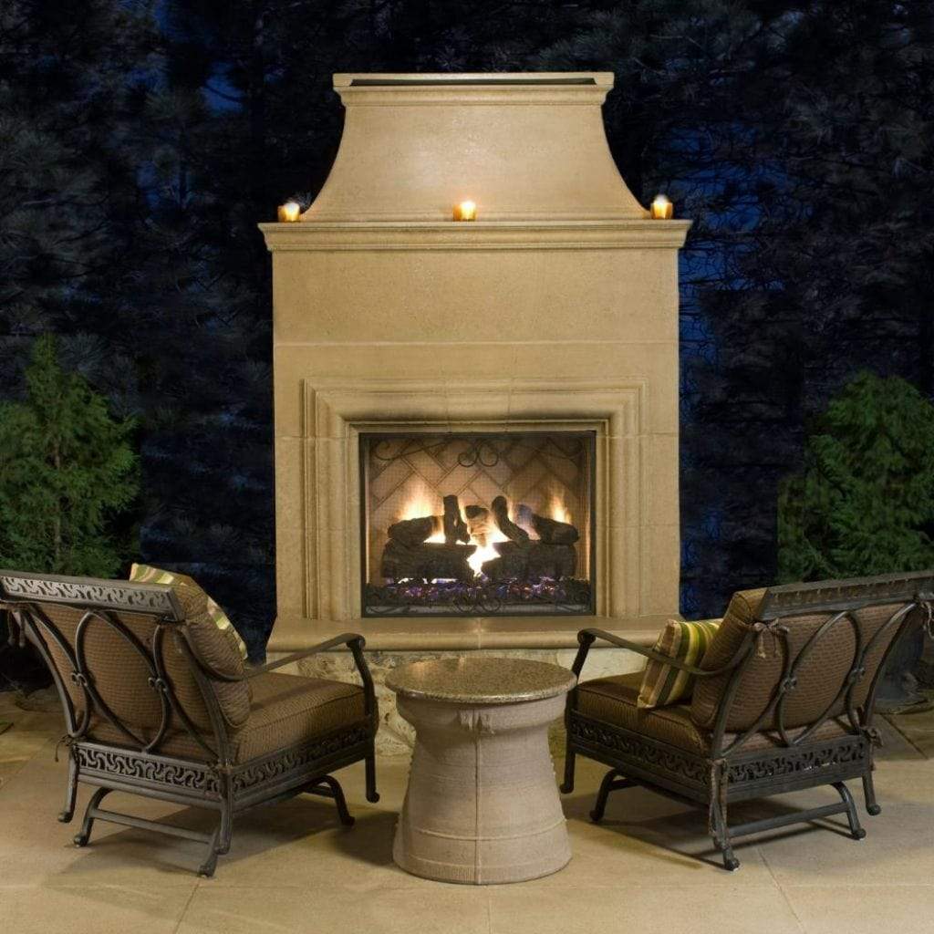 American Fyre Designs 76" Cordova Fireplace