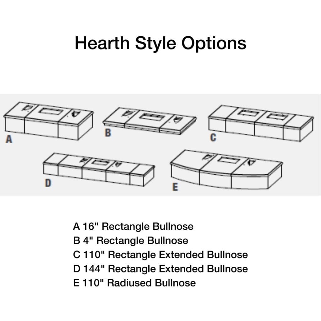 American Fyre Designs 76" Cordova Fireplace