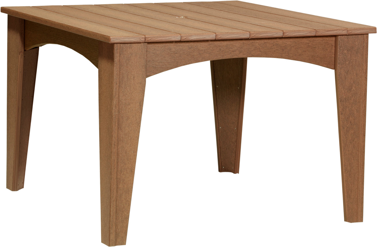 LuxCraft Island Dining Table (44" Square)