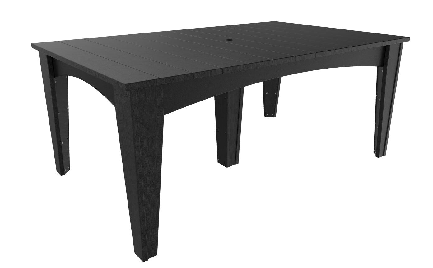 LuxCraft Island Dining Table (44" x 72" Rectangular)