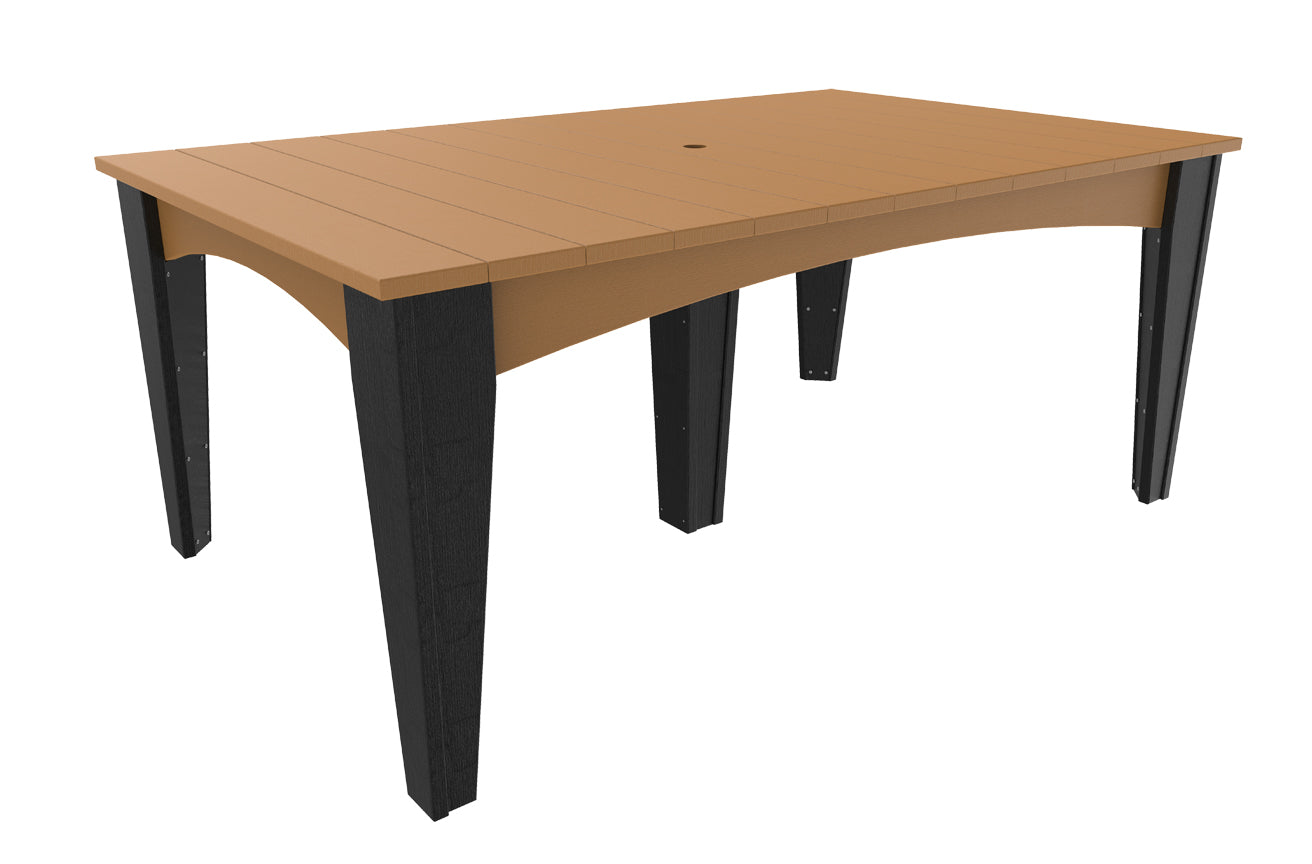 LuxCraft Island Dining Table (44" x 72" Rectangular)