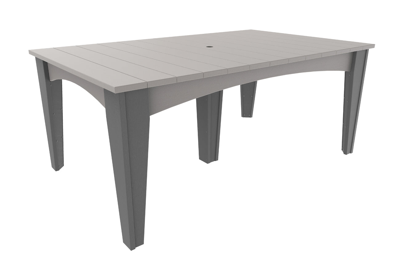 LuxCraft Island Dining Table (44" x 72" Rectangular)