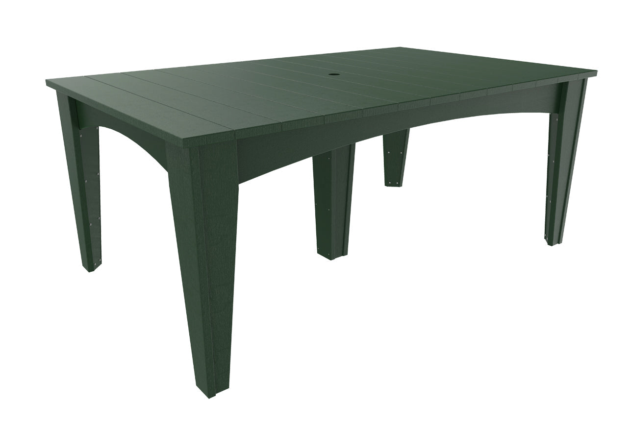 LuxCraft Island Dining Table (44" x 72" Rectangular)