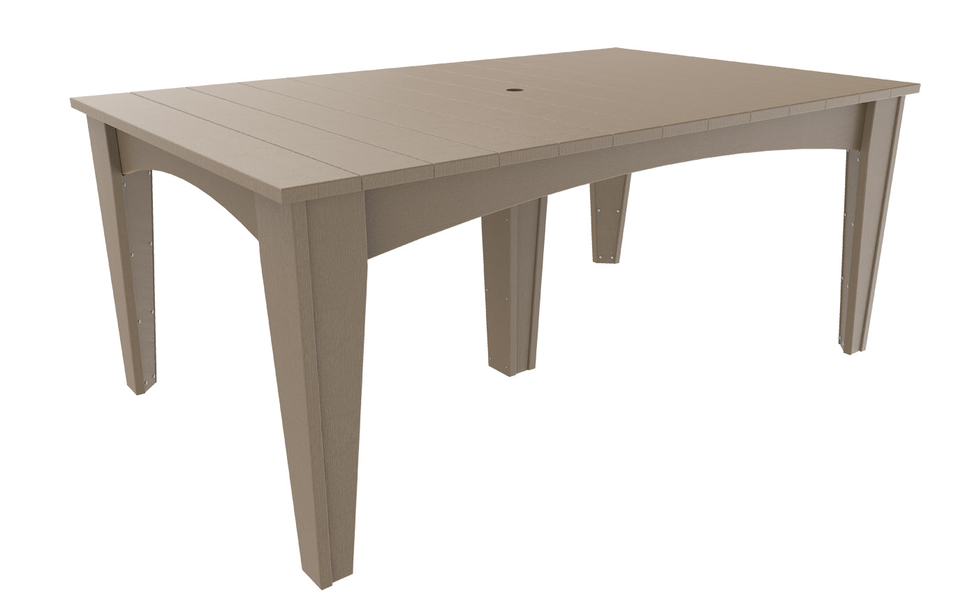 LuxCraft Island Dining Table (44" x 72" Rectangular)