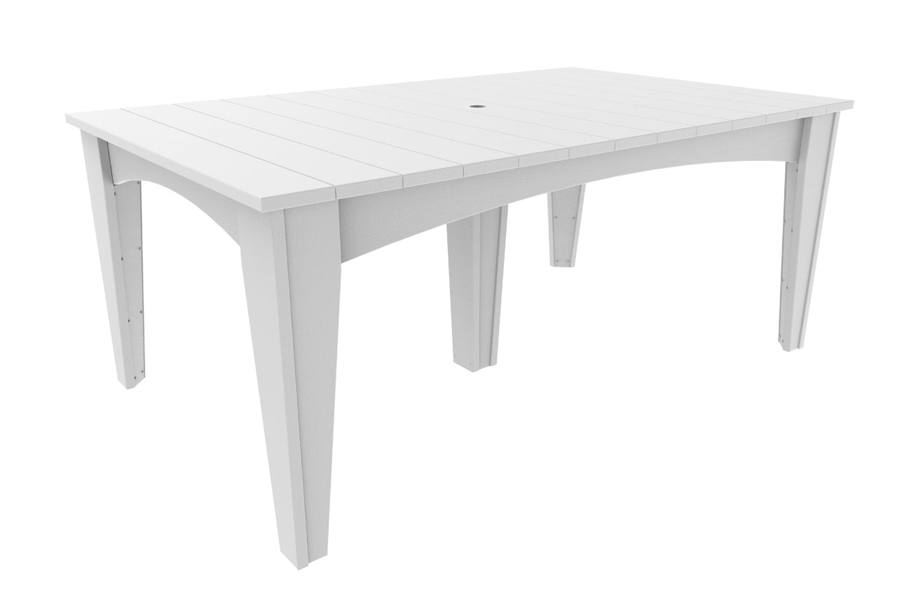 LuxCraft Island Dining Table (44" x 72" Rectangular)