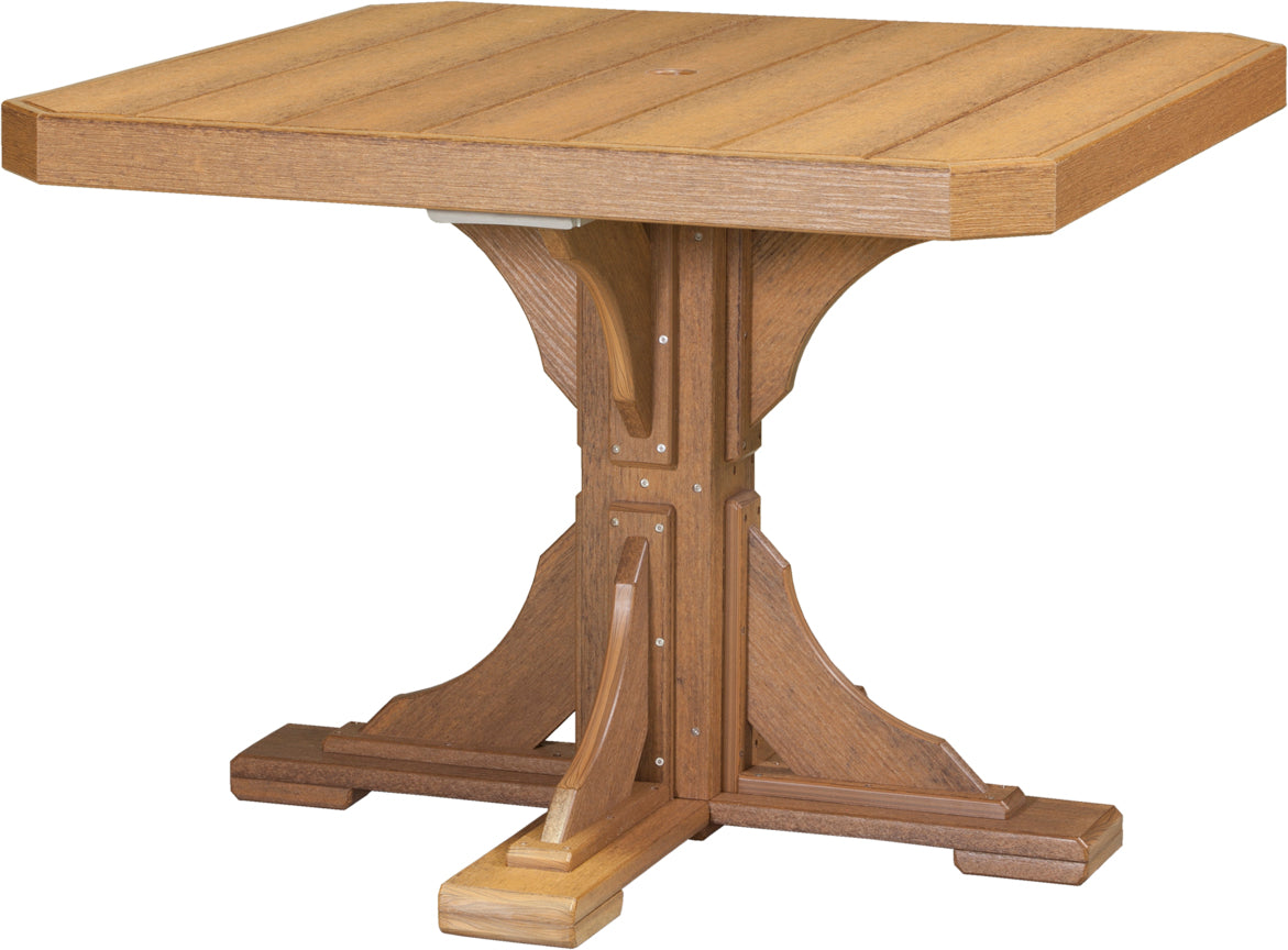 LuxCraft 41" Square Table - Dining Height