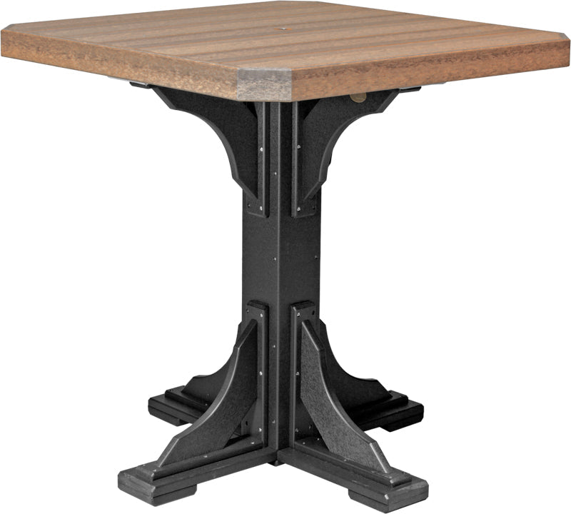 LuxCraft 41" Square Table - Dining Height