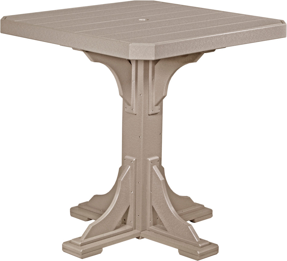 LuxCraft 41" Square Table - Bar Height