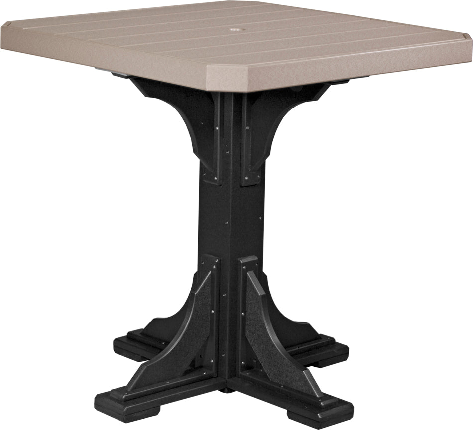 LuxCraft 41" Square Table - Bar Height