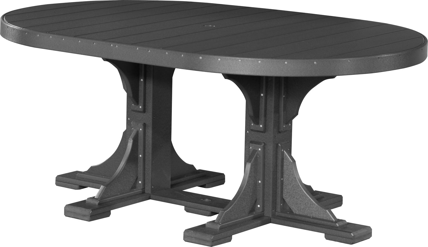 LuxCraft 4' x 6' Oval Table - Dining Height