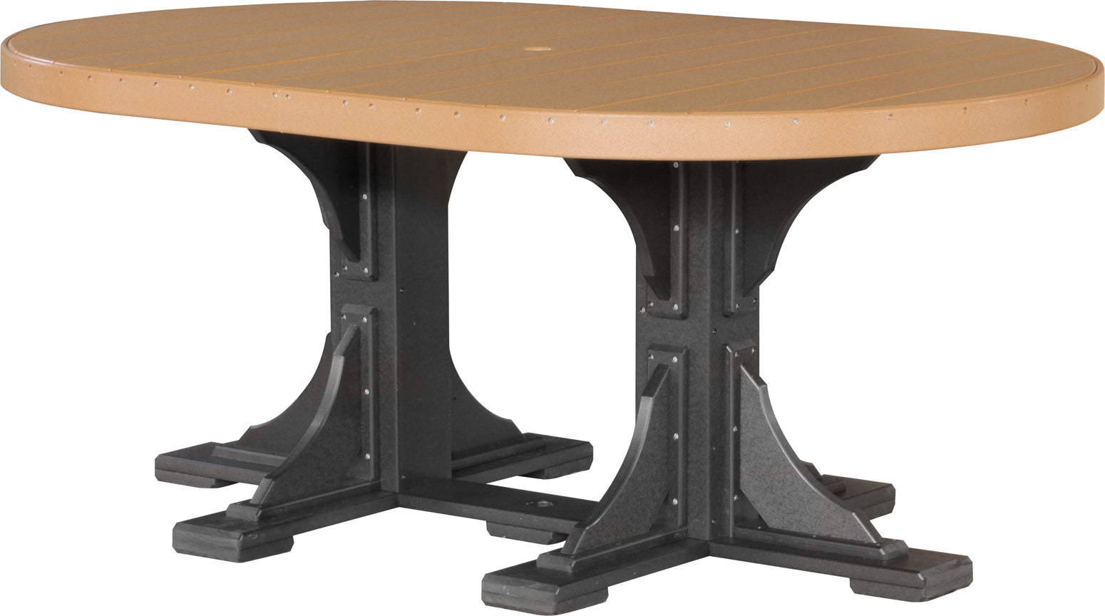 LuxCraft 4' x 6' Oval Table - Dining Height