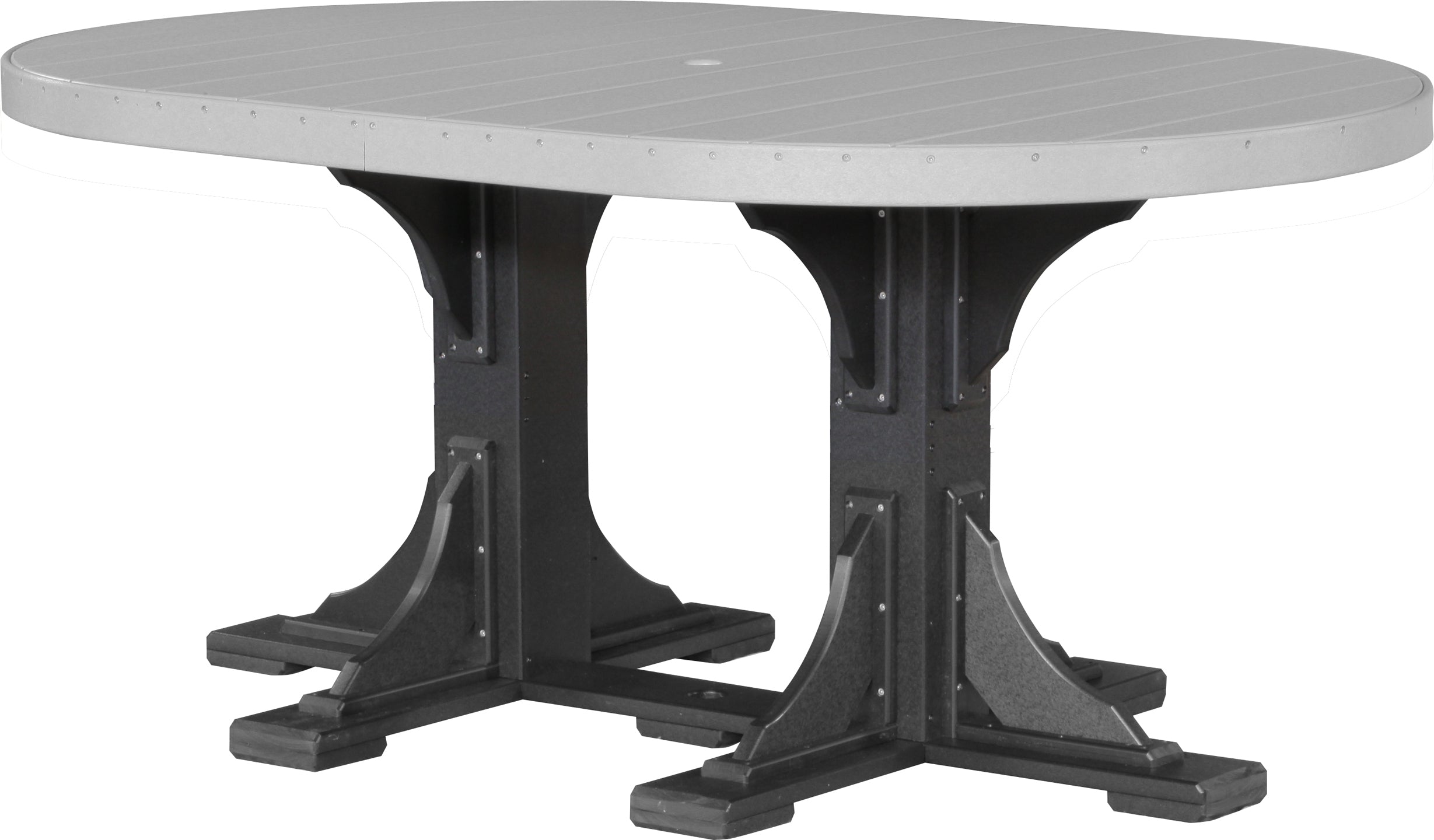 LuxCraft 4' x 6' Oval Table - Counter Height