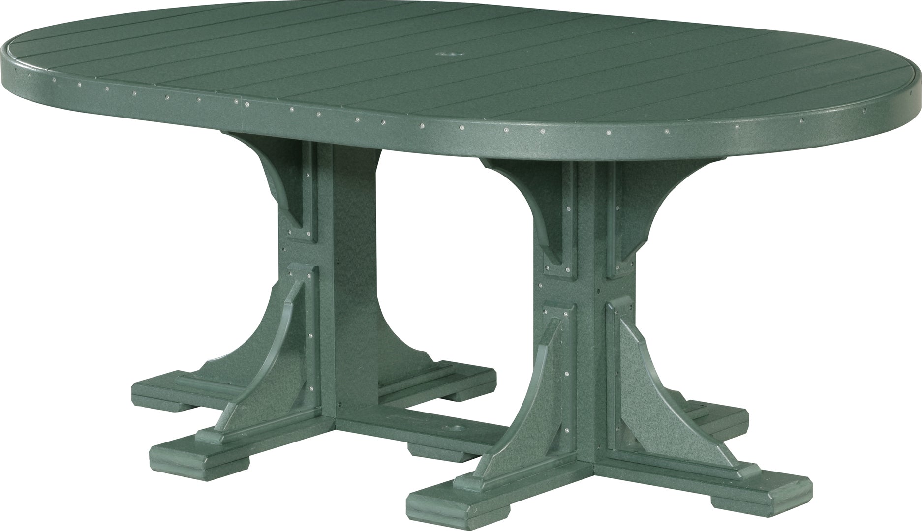 LuxCraft 4' x 6' Oval Table - Dining Height