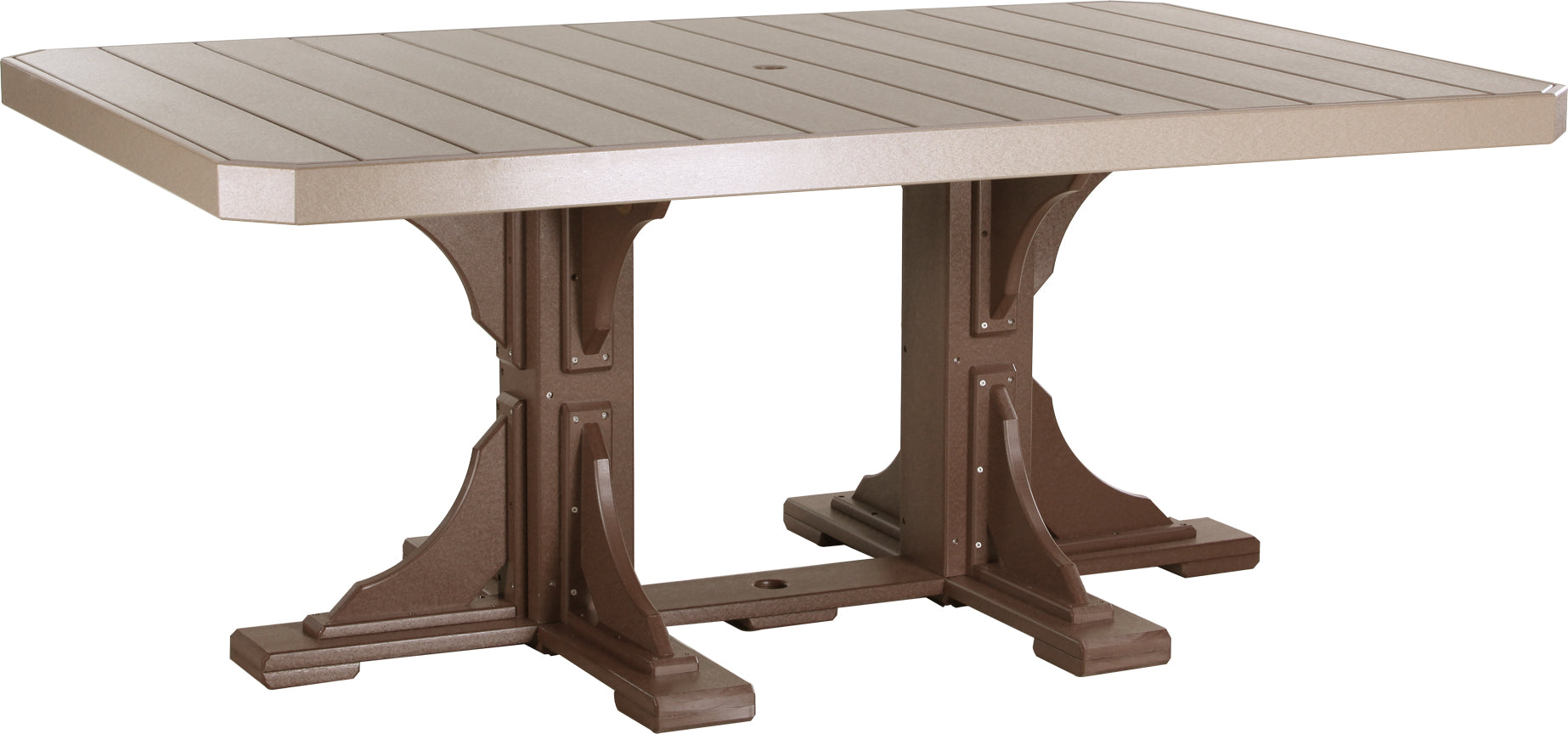 LuxCraft 4' x 6' Rectangular Table - Dining Height