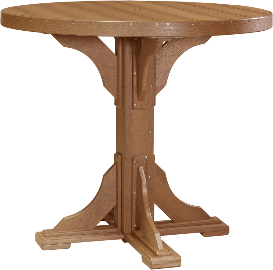 LuxCraft 4' Round Table - Bar Height