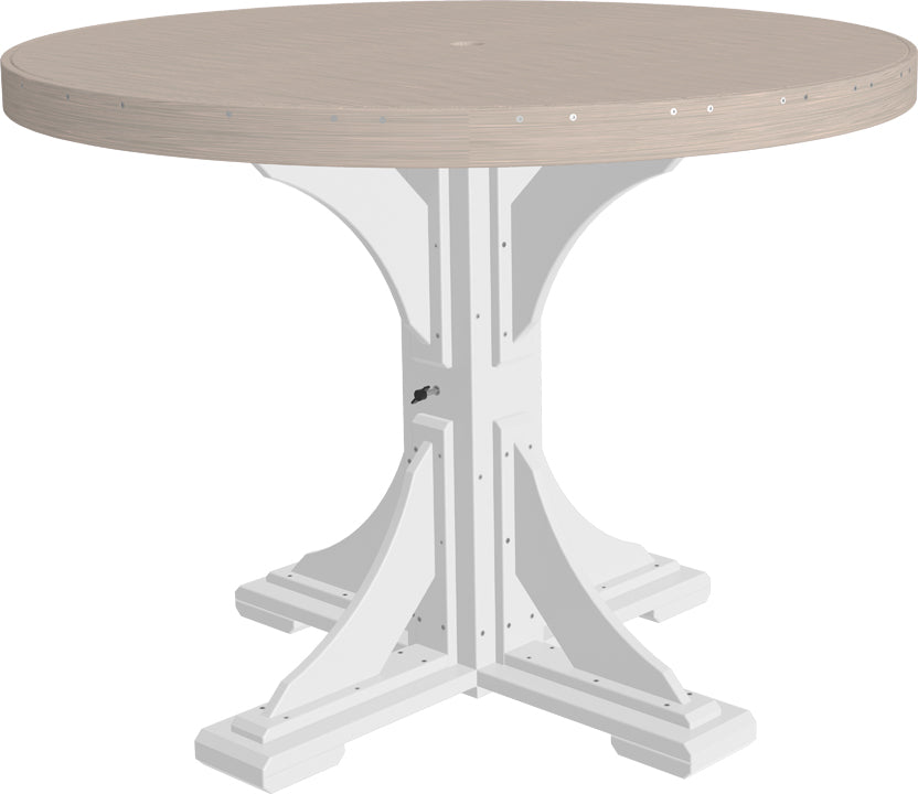 LuxCraft 4' Round Table - Counter Height
