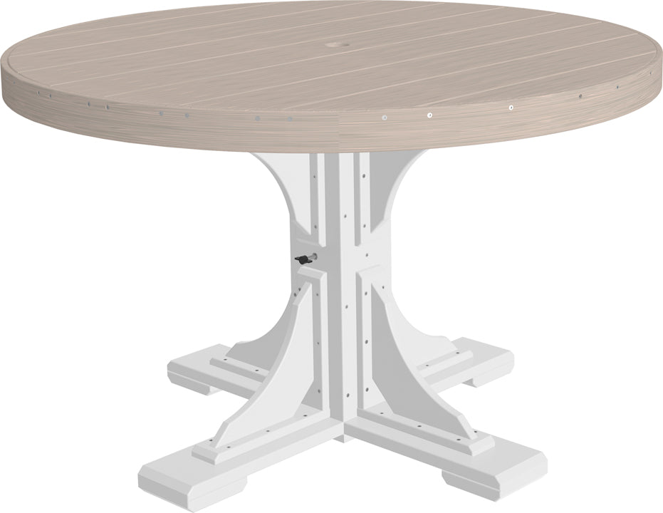 LuxCraft 4' Round Table - Dining Height