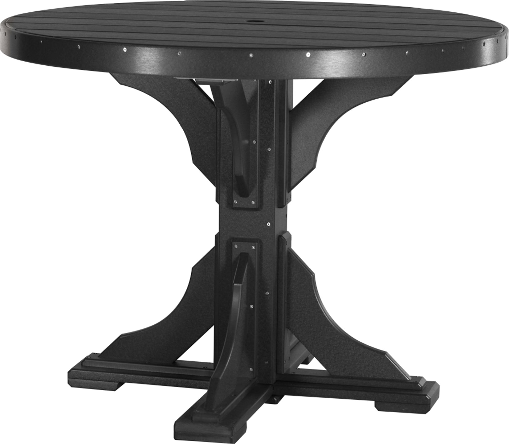 LuxCraft 4' Round Table - Counter Height