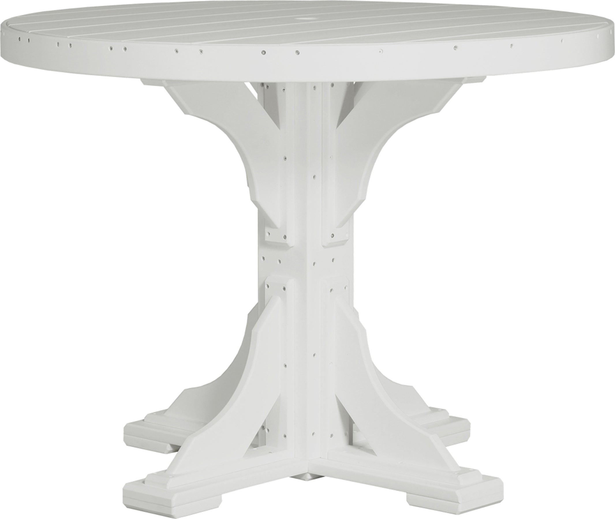 LuxCraft 4' Round Table - Counter Height