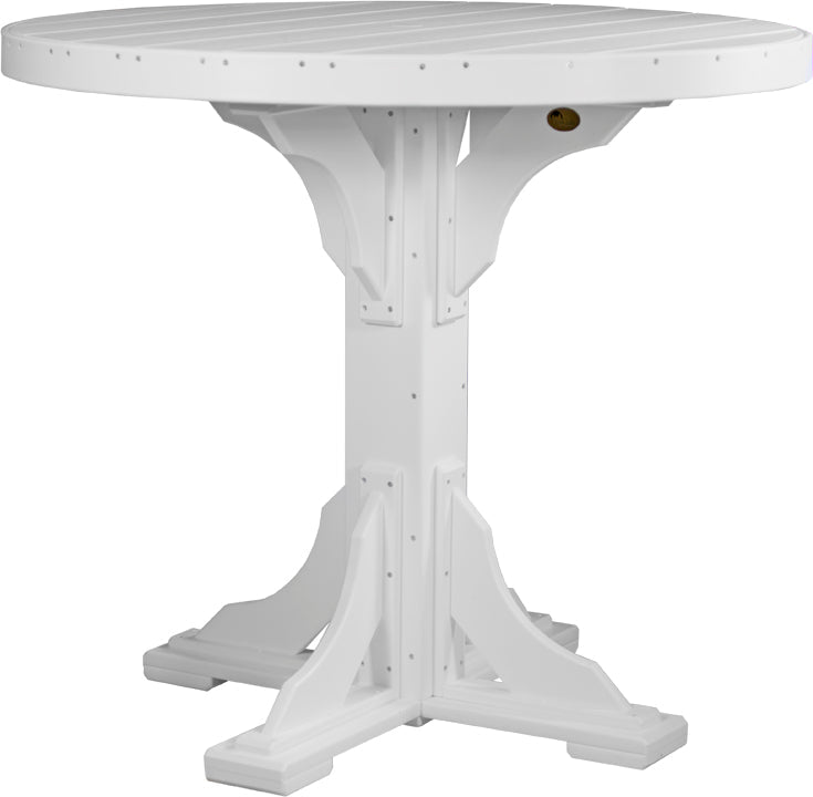 LuxCraft 4' Round Table - Bar Height