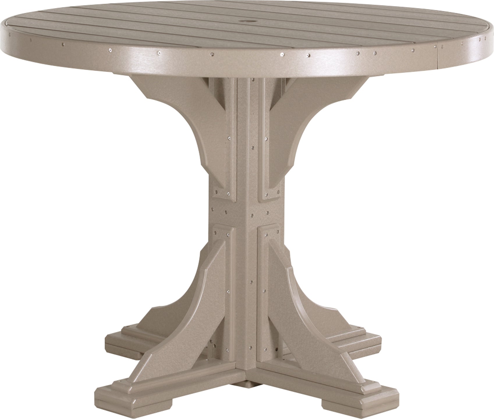 LuxCraft 4' Round Table - Counter Height