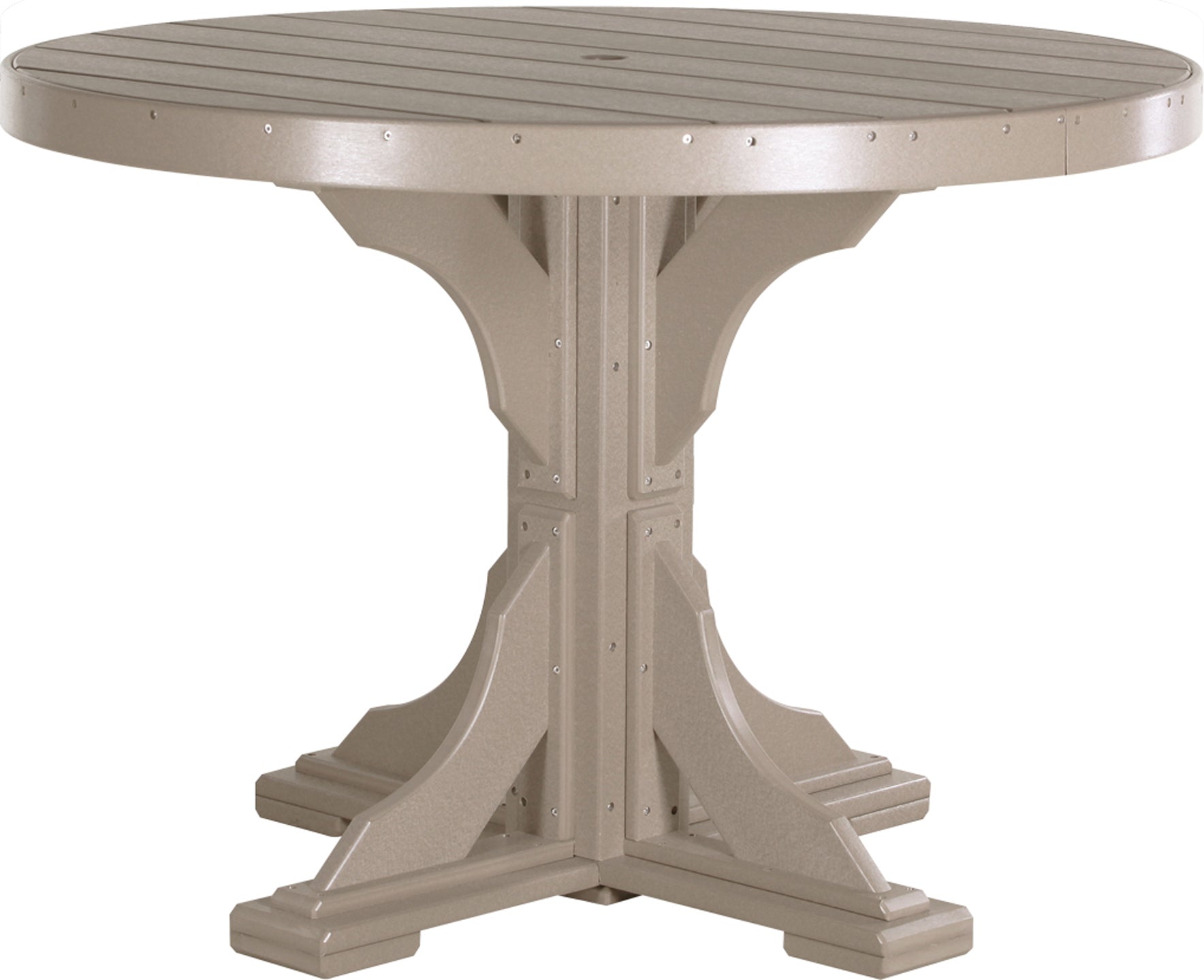 LuxCraft 4' Round Table - Dining Height