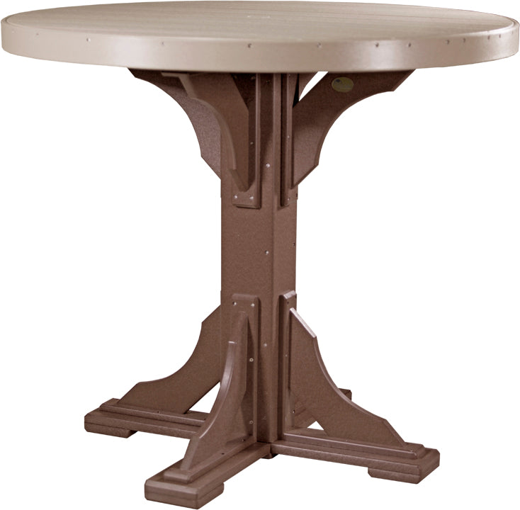 LuxCraft 4' Round Table - Bar Height